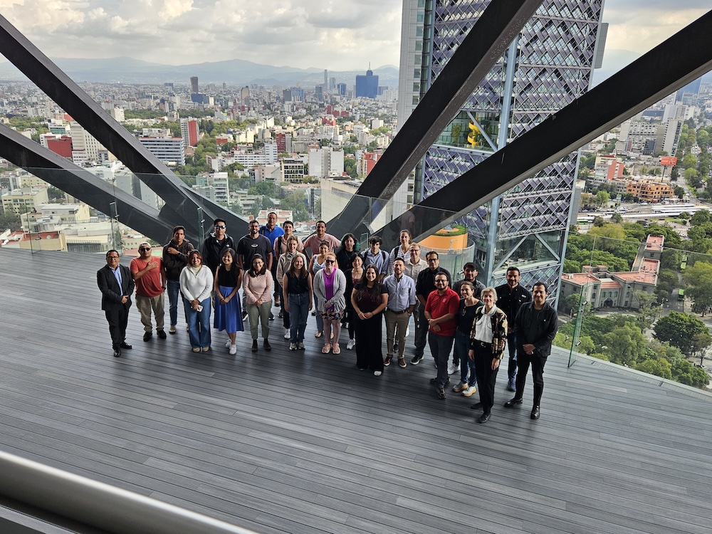 2025 EERI Learning From Earthquakes travel study group at Torre Reforma, Mexico City
