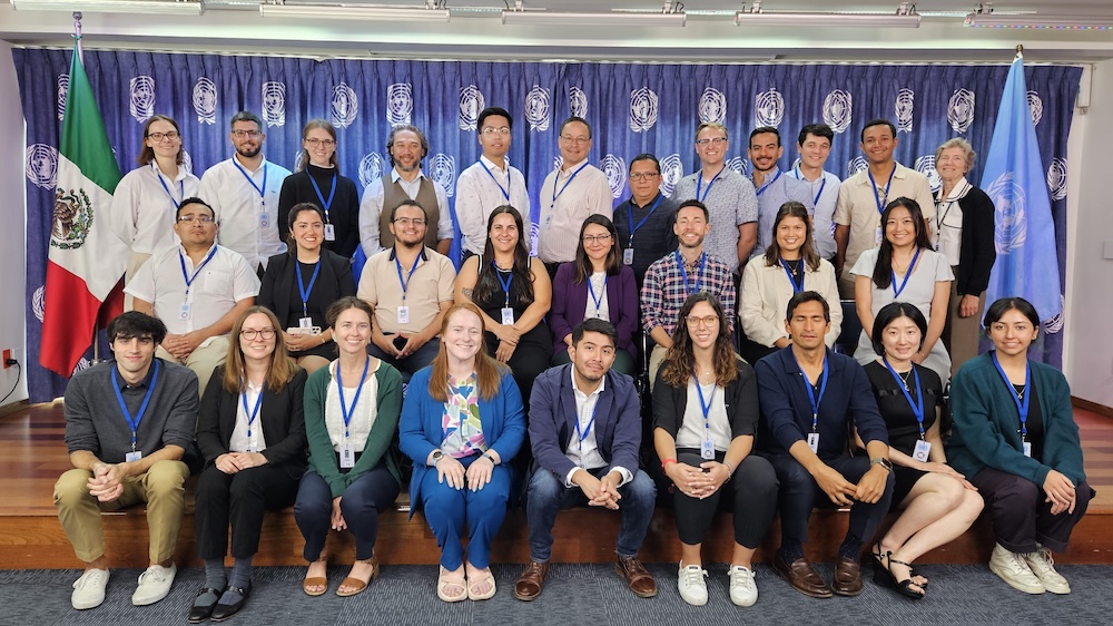 2025 EERI Learning From Earthquakes travel study participants at the United Nations office in Mexico City
